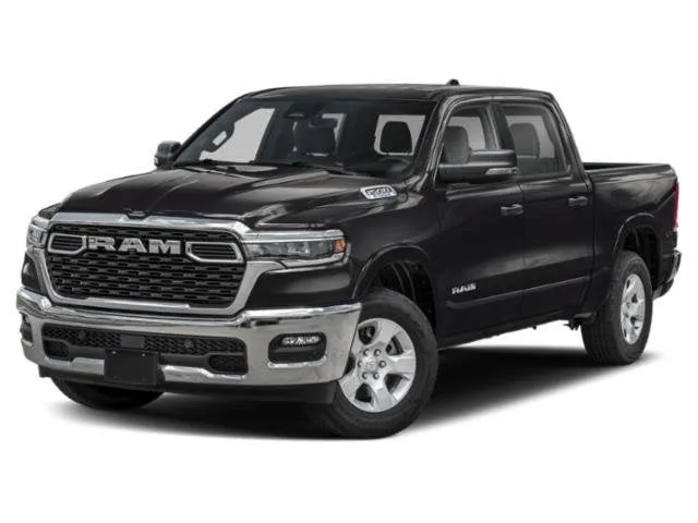 2026 RAM 1500 Big Horn in Serrano-Green Metallic Exterior Paint — front three-quarter view