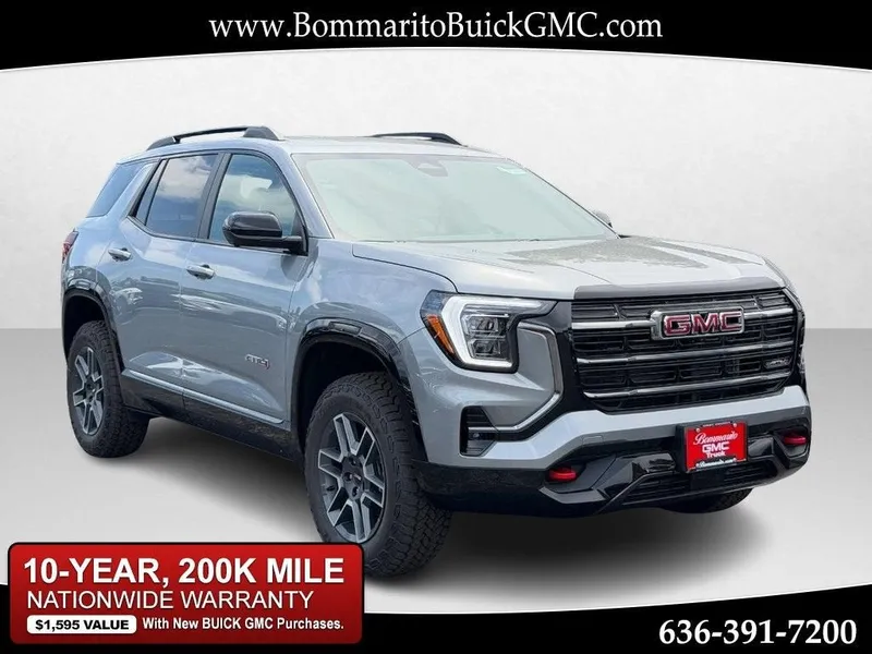 2026 GMC Terrain AT4 in Sterling Metallic — front three-quarter view