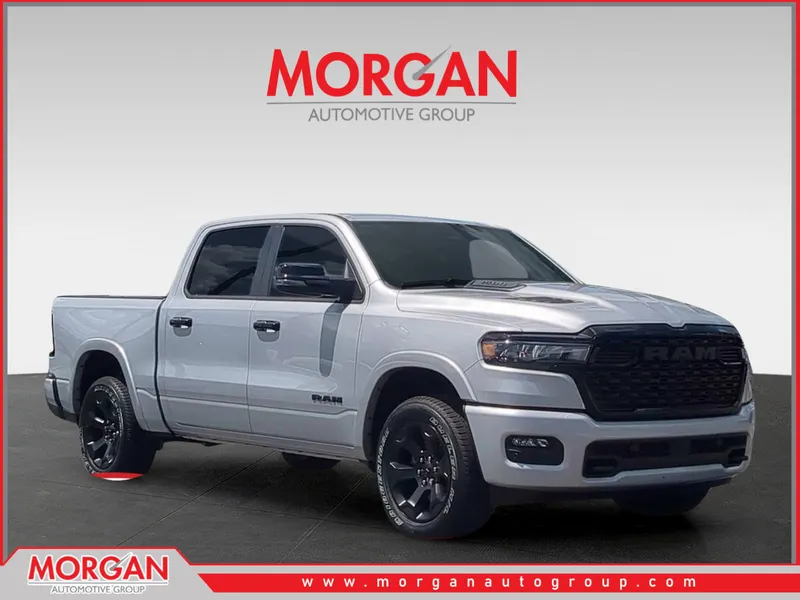 2026 Ram 1500 Big Horn/Lone Star in Silver — front three-quarter view