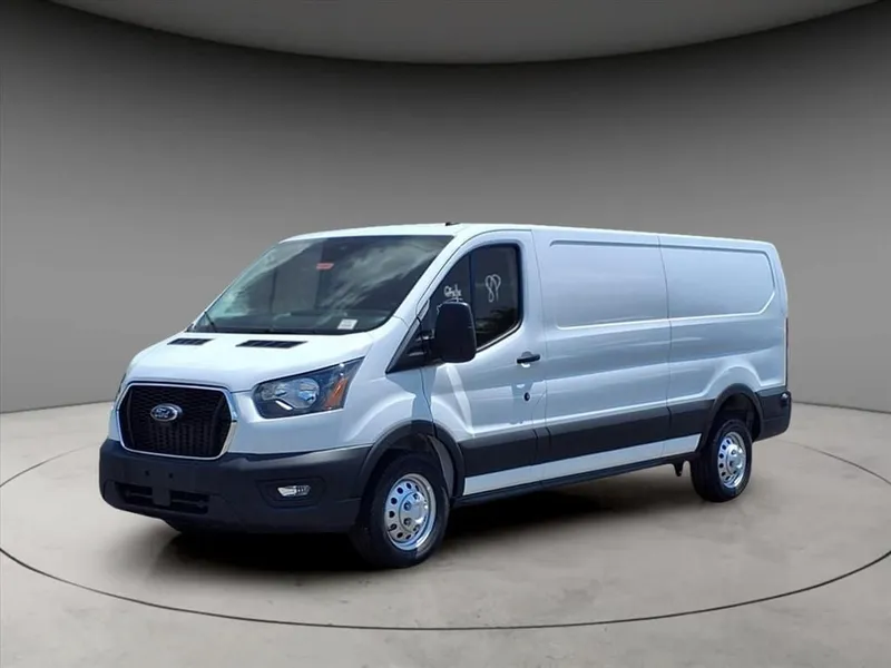 2024 Ford Transit-350 Base in Oxford White — front three-quarter view
