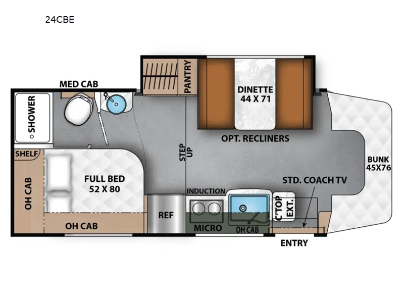 2026 Coachmen RV Prism Elite 24CBE — front three-quarter view