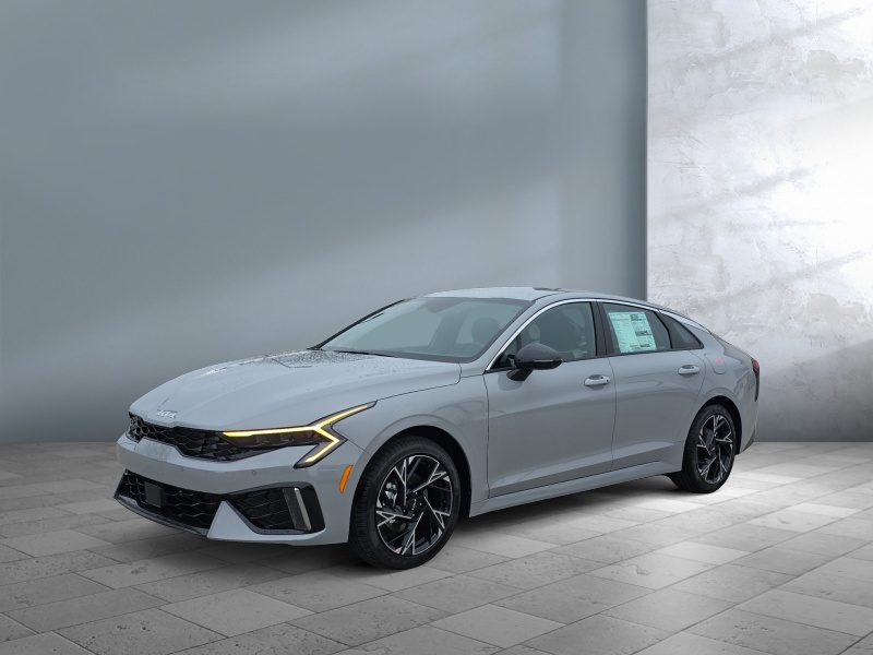 2026 Kia K5 — front three-quarter view