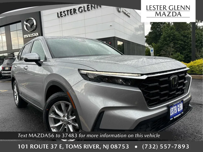 2023 Honda CR-V EX-L in Lunar Silver Metallic — front three-quarter view