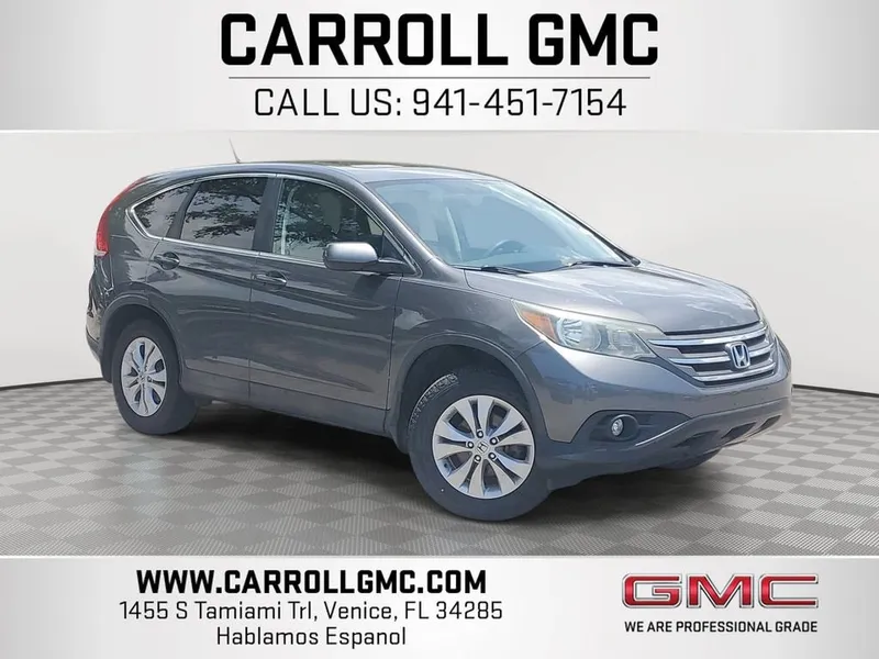 2014 Honda CR-V EX in Gray — front three-quarter view