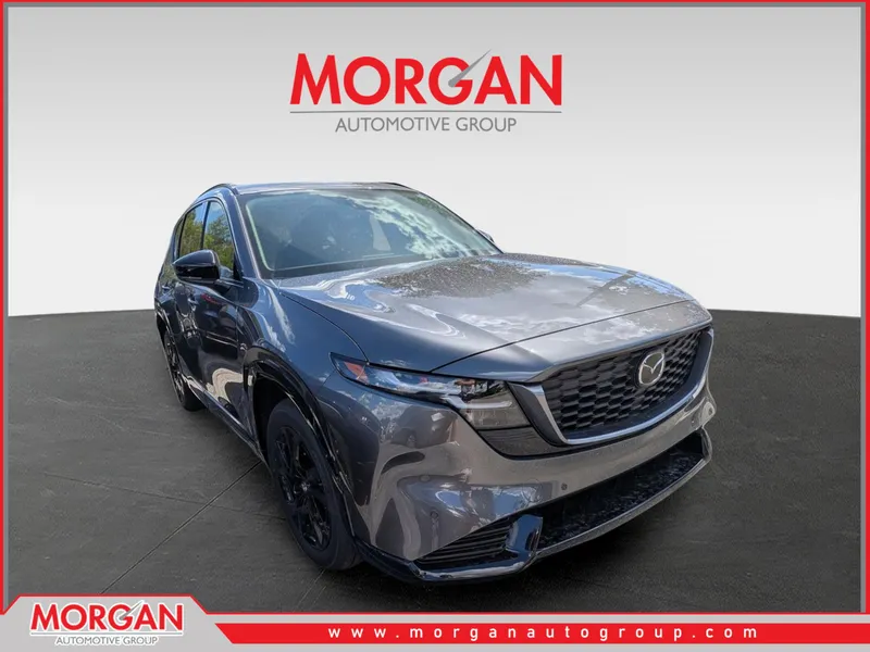 2026 Mazda CX-5 2.5 S Premium in Machine Gray Metallic — front three-quarter view