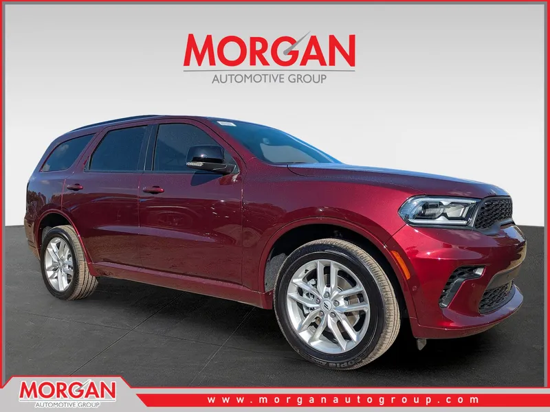 2026 Dodge Durango GT Plus in Red — front three-quarter view