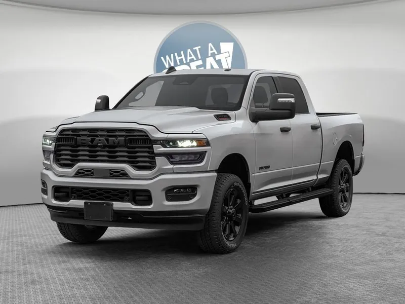 2026 RAM 2500 RAM 2500 BIG HORN CREW CAB 4X4 6'4' BOX in Silver-Zynith Exterior Paint — front three-quarter view