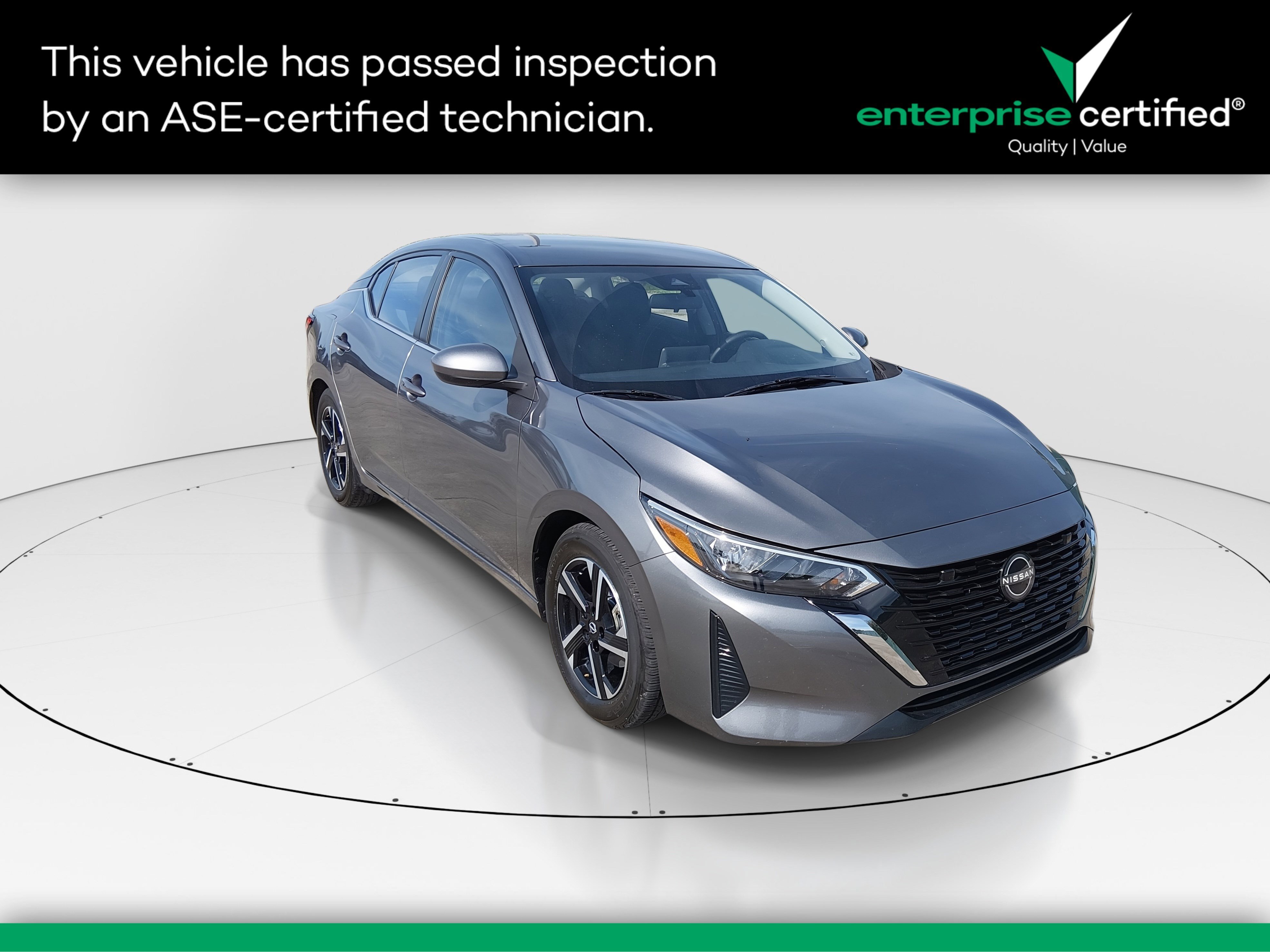 2024 Nissan Sentra SV CVT — front three-quarter view