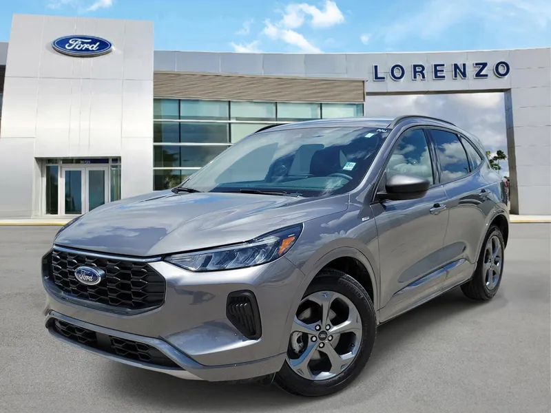 2024 Ford Escape ST-Line in Carbonized Gray Metallic — front three-quarter view