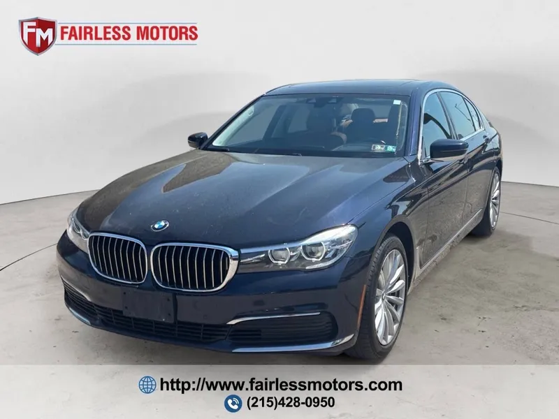 2019 BMW 7 Series 740i xDrive AWD 4dr Sedan in Imperial Blue Metallic — front three-quarter view