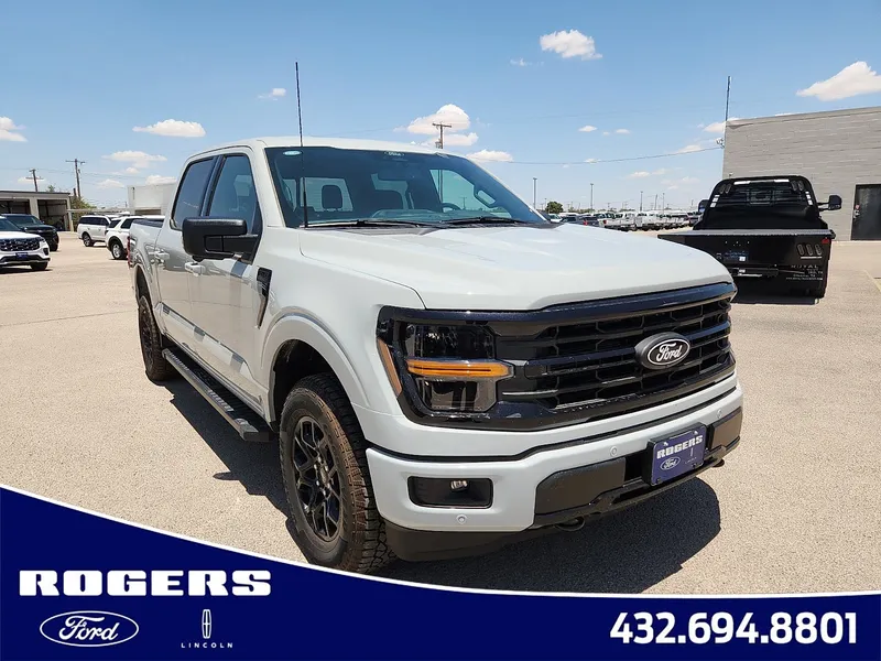 2026 Ford F-150 XLT in Avalanche — front three-quarter view