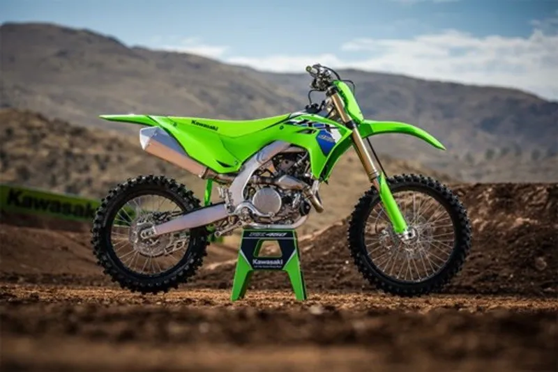 2026 Kawasaki KX450 — front three-quarter view