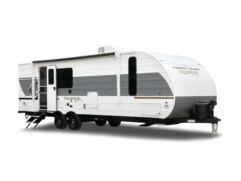 2027 Forest River RV Wildwood X-Lite — front three-quarter view