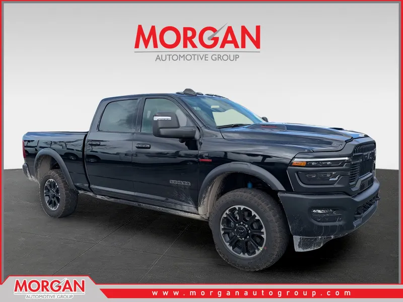 2026 Ram 2500 Rebel in Black — front three-quarter view