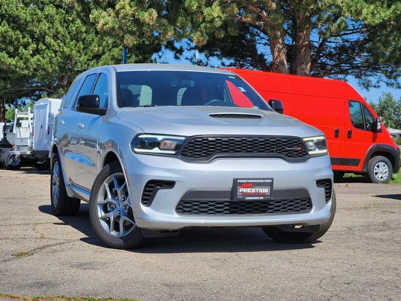 2026 Dodge Durango DURANGO GT AWD HEMI V8 in Triple Nickel Exterior Paint — front three-quarter view