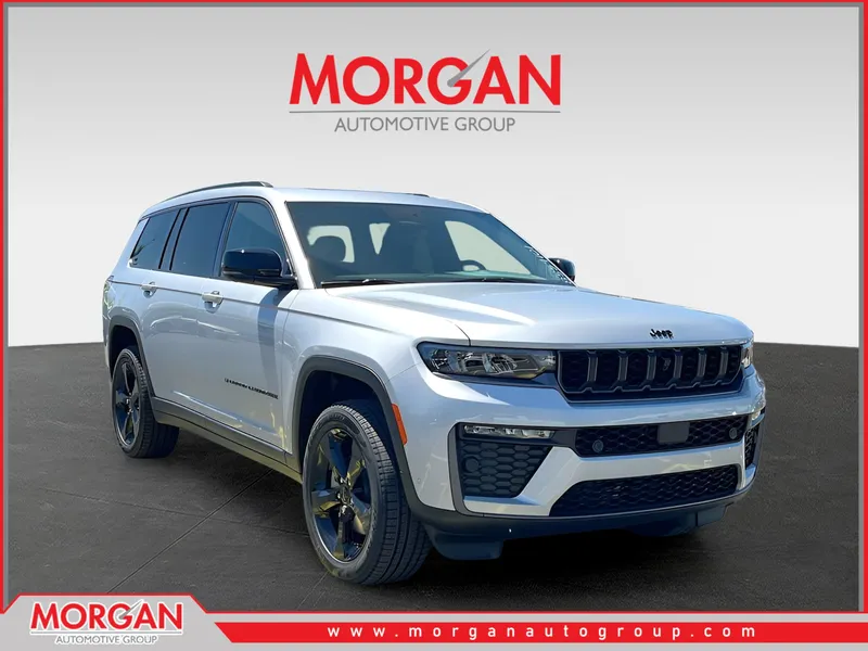 2026 Jeep Grand Cherokee L Limited in Silver — front three-quarter view