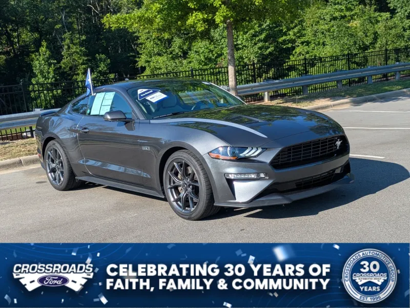 2020 Ford Mustang EcoBoost Premium — front three-quarter view