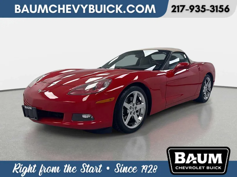 2008 Chevrolet Corvette Base in Victory Red — front three-quarter view