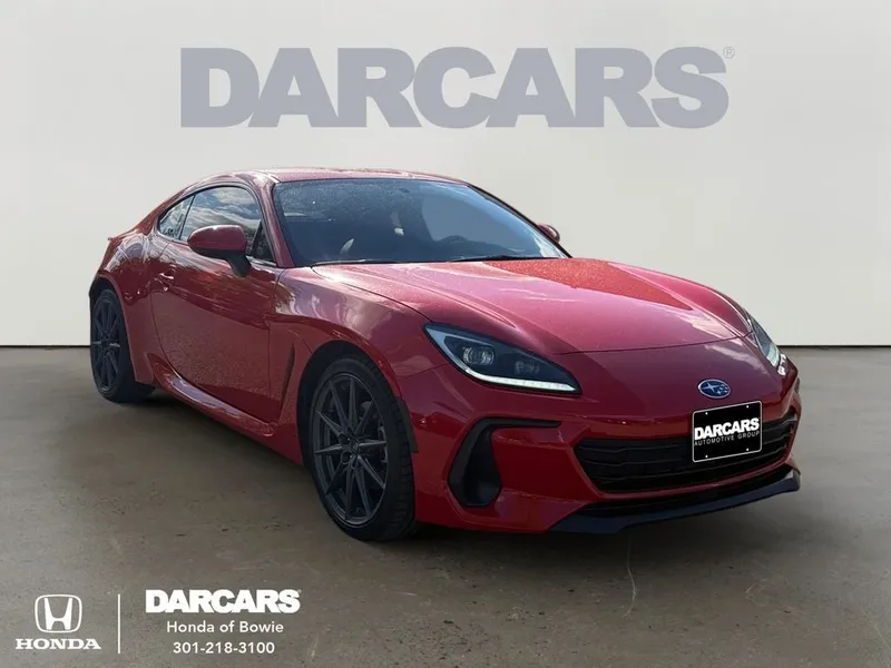 2024 Subaru BRZ Limited MANUAL in Ignition Red — front three-quarter view