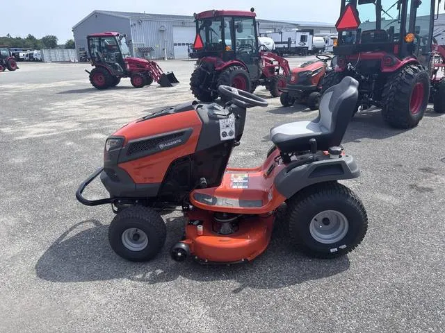 2024 HUSQVARNA TS 142K Riding Lawn Mower — front three-quarter view