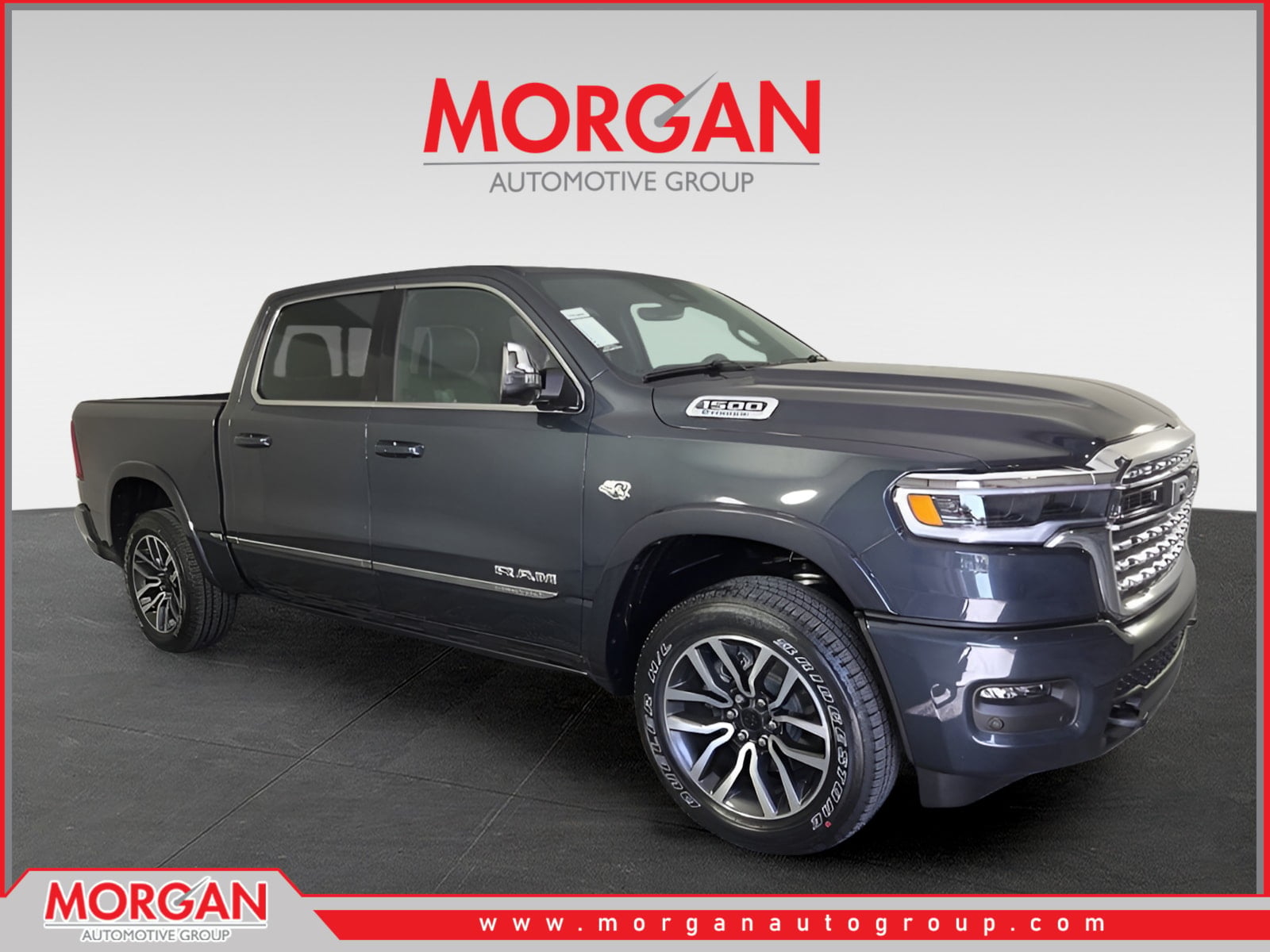 2026 Ram 1500 Limited in Blue — front three-quarter view