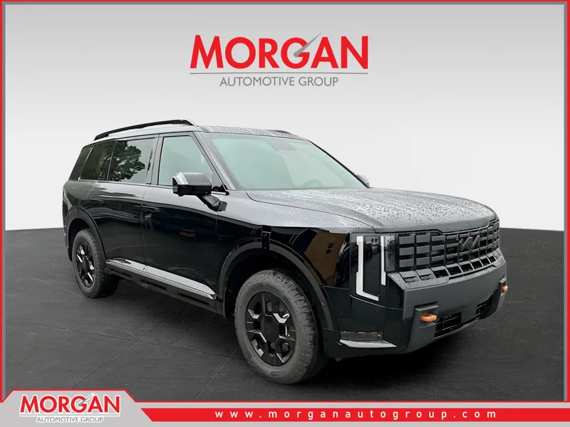 2027 Kia Telluride X-Pro SX-Prestige in Black — front three-quarter view