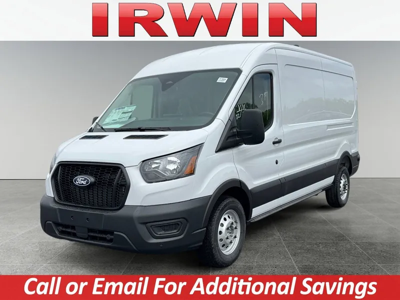 2026 Ford Transit Cargo Van Cargo Van in White — front three-quarter view