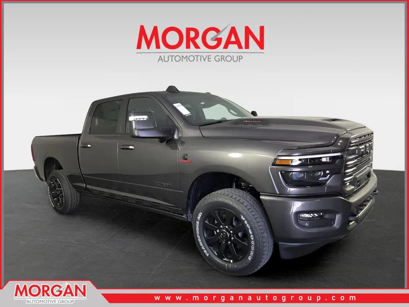 2026 Ram 2500 Laramie in Gray — front three-quarter view