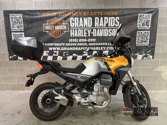 2024 Moto Guzzi Stelvio — front three-quarter view