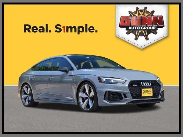 2019 Audi RS 5 Sportback Base in Gray — front three-quarter view