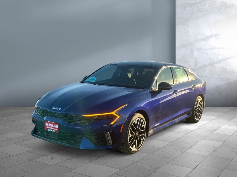 2026 Kia K5 — front three-quarter view