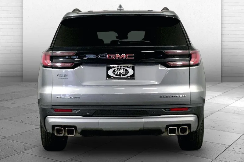 2026 GMC Acadia — rear three-quarter view