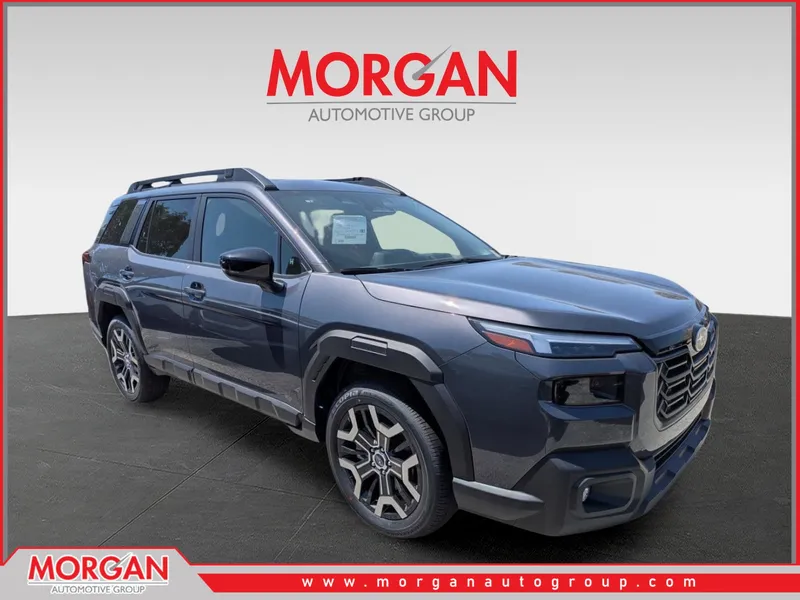 2026 Subaru Outback Touring XT in Magnetite Gray Metallic — front three-quarter view