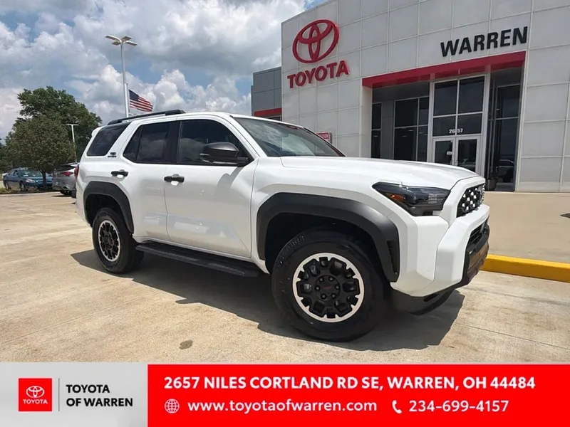 2026 Toyota 4Runner TRD Off-Road Premium in Ice Cap — front three-quarter view