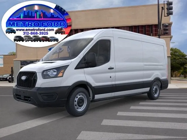 2026 Ford Transit Cargo Van Cargo Van in Oxford White — front three-quarter view