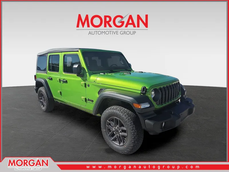 2026 Jeep Wrangler Sport S — front three-quarter view