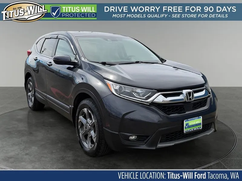 2019 Honda CR-V EX-L in Gray — front three-quarter view