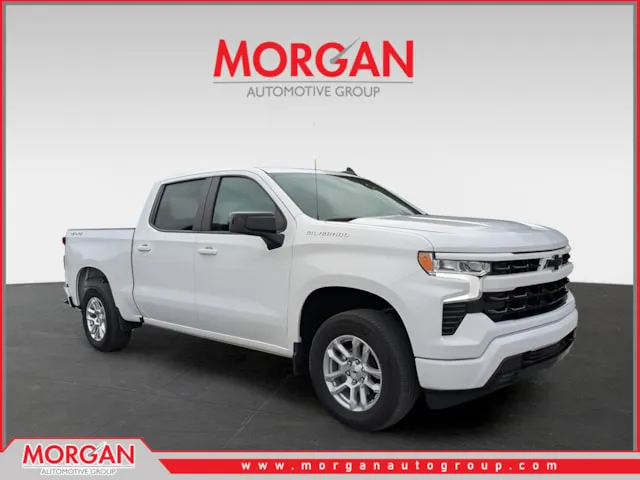 2026 Chevrolet Silverado 1500 RST in White — front three-quarter view