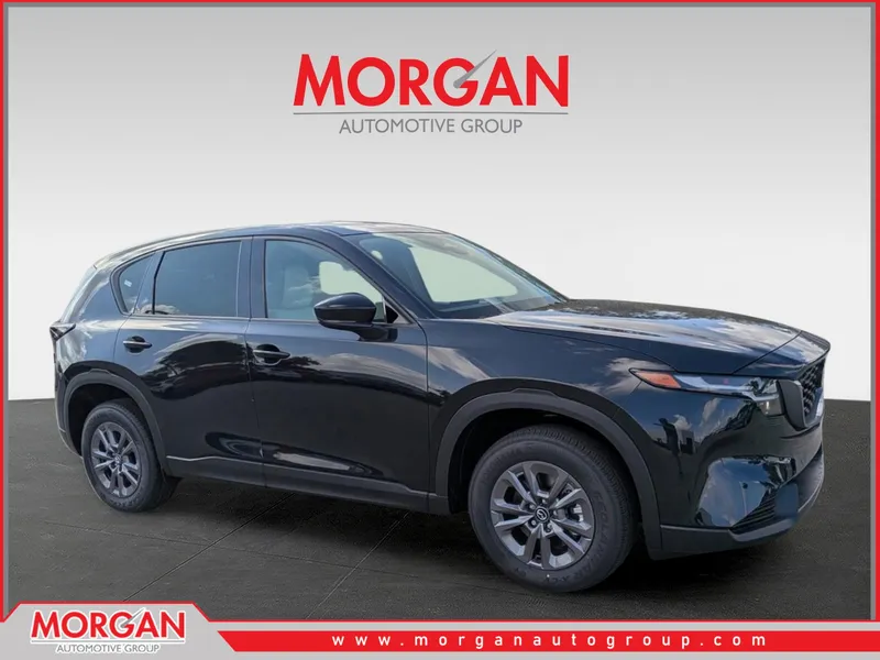 2026 Mazda CX-5 2.5 S Select in Jet Black Mica — front three-quarter view