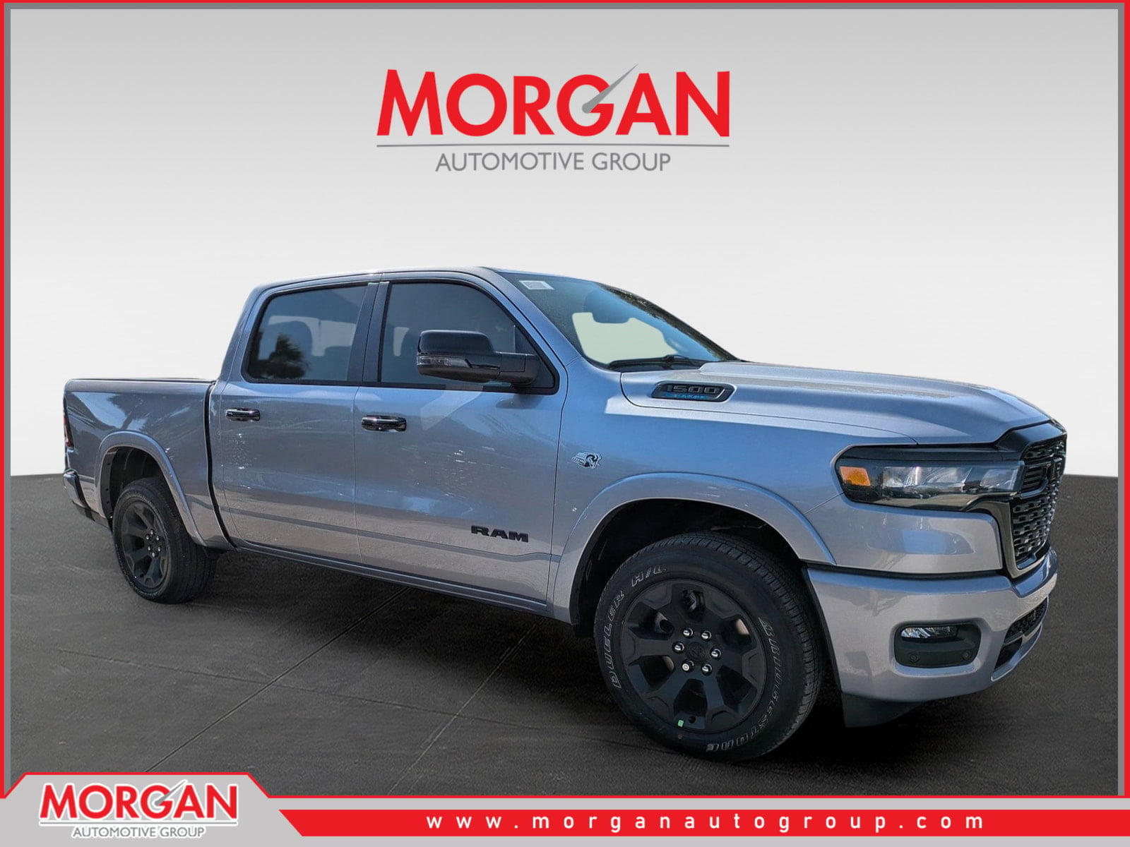 2026 Ram 1500 Big Horn/Lone Star in Silver — front three-quarter view