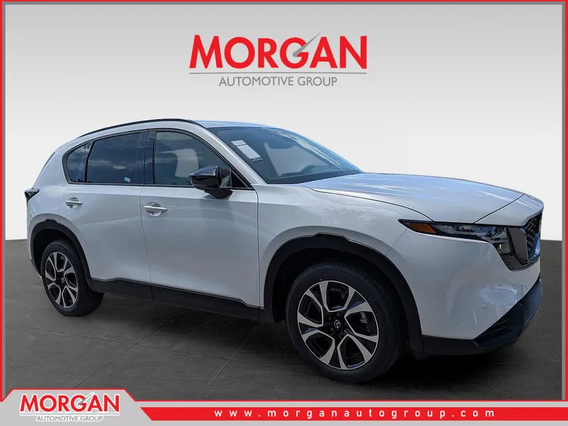 2026 Mazda CX-5 2.5 S Preferred in White — front three-quarter view