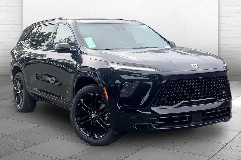 2026 Buick Enclave Sport Touring in Ebony Twilight Metallic — front three-quarter view