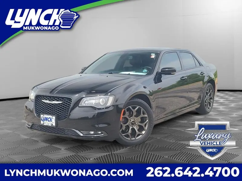 2017 Chrysler 300S 300S in Gloss Black — front three-quarter view