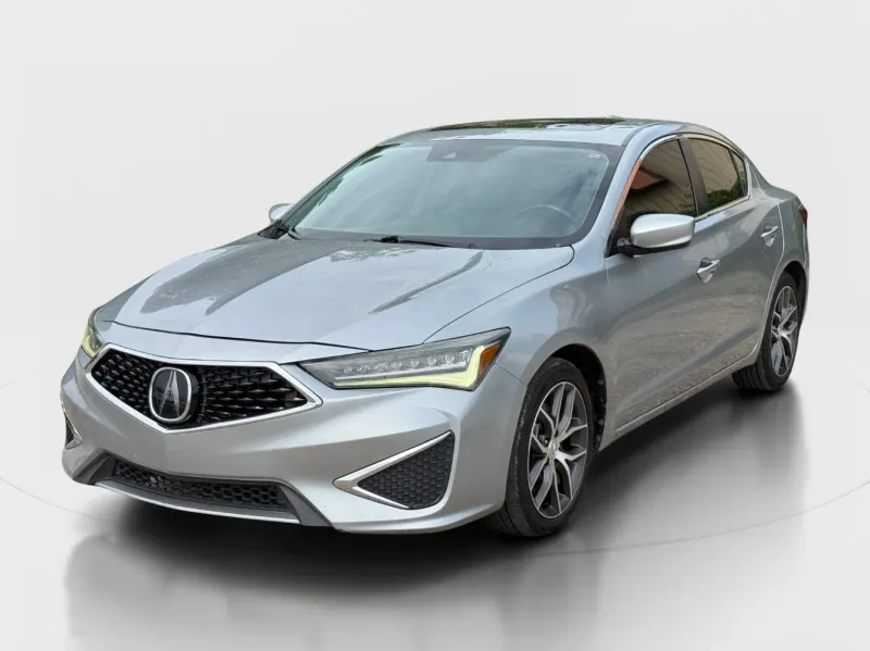 2019 Acura ILX Technology Package in Silver — front three-quarter view