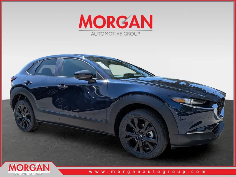 2026 Mazda CX-30 2.5 S Select Sport in Blue — front three-quarter view
