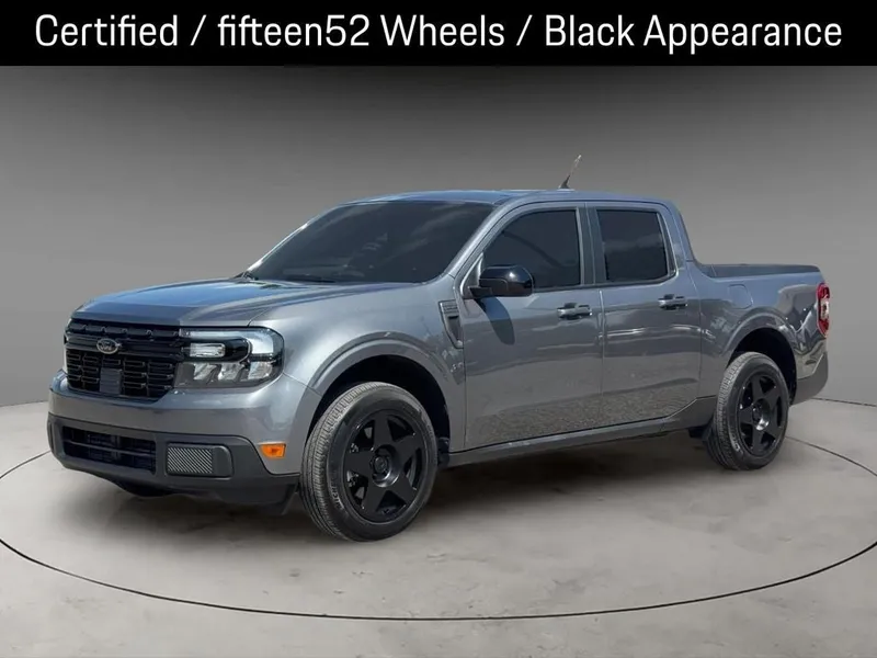 2024 Ford Maverick Lariat in Carbonized Gray Metallic — front three-quarter view