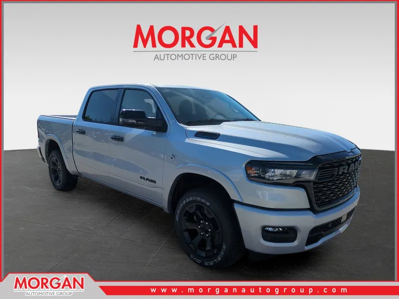 2026 Ram 1500 Big Horn/Lone Star in Silver — front three-quarter view