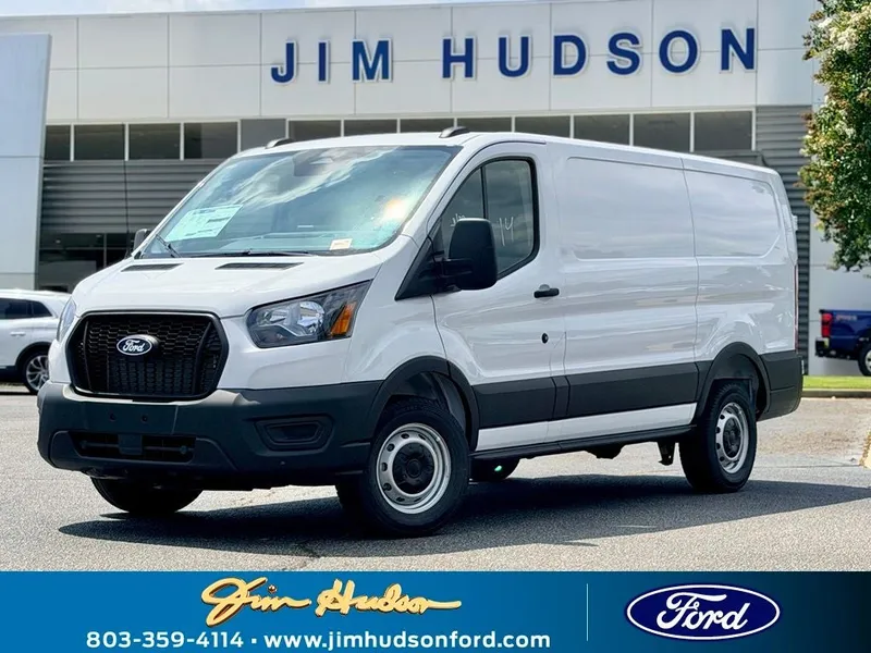 2026 Ford Transit-250 Base in Oxford White — front three-quarter view