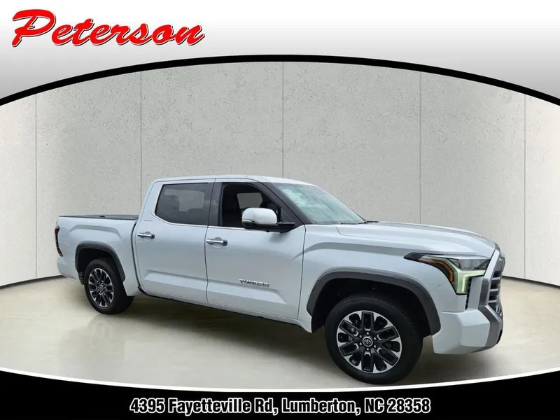 2022 Toyota Tundra Limited in Pearl — front three-quarter view