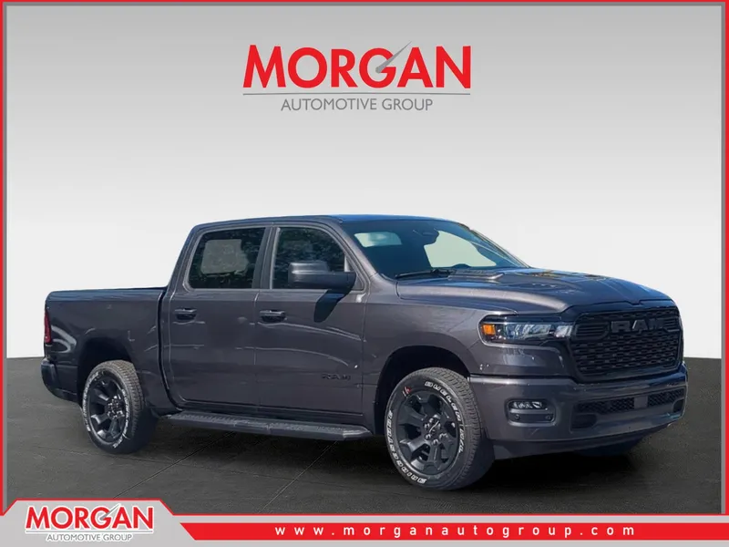 2026 Ram 1500 Express in Gray — front three-quarter view